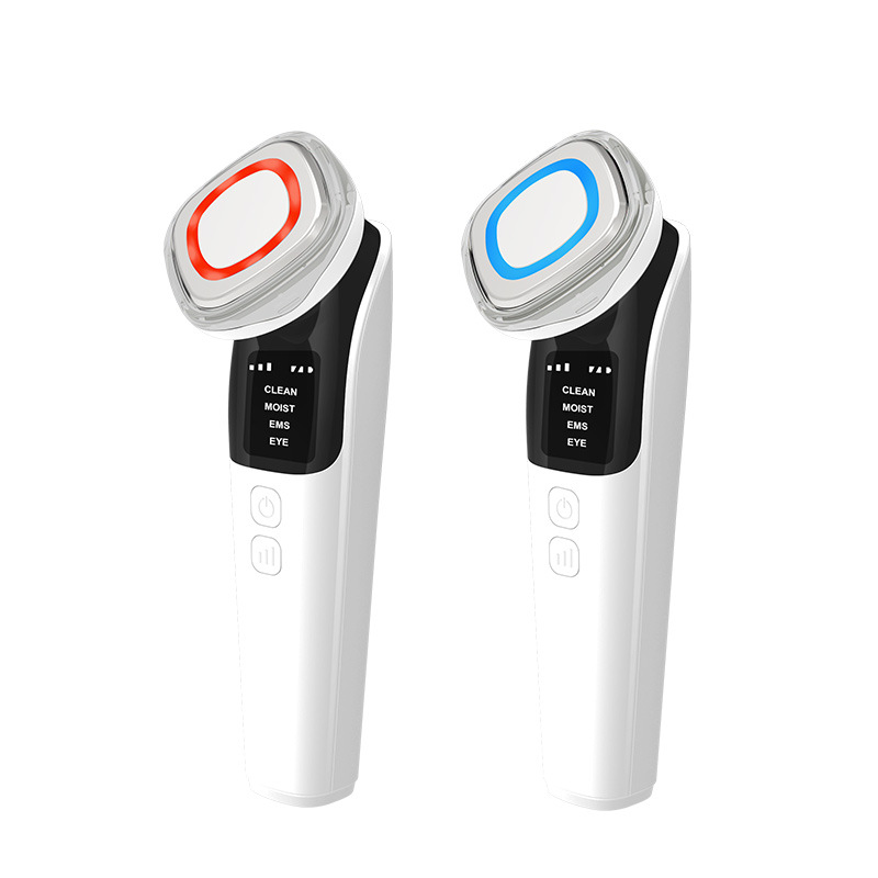 Dispositivo Facial EMS de Fotones — Rejuvenecimiento, Masaje y Terapia Fría para Salón o Casa