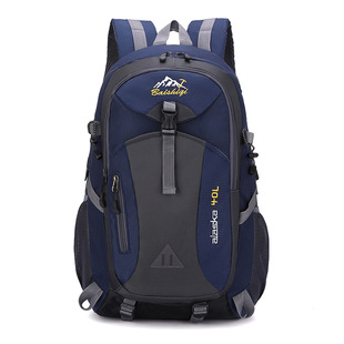 Cross-border Outdoor Backpack Large Capacity Water-repellent Backpack Men's and Women's Leisure Travel Bag Hiking and Cycling Mountaineering Bag