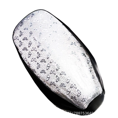 Electric Car Cushion Cover Waterproof Motorcycle cushion - butterfly-surface-single-layer-leather-large-size-flat-length-61-65cm