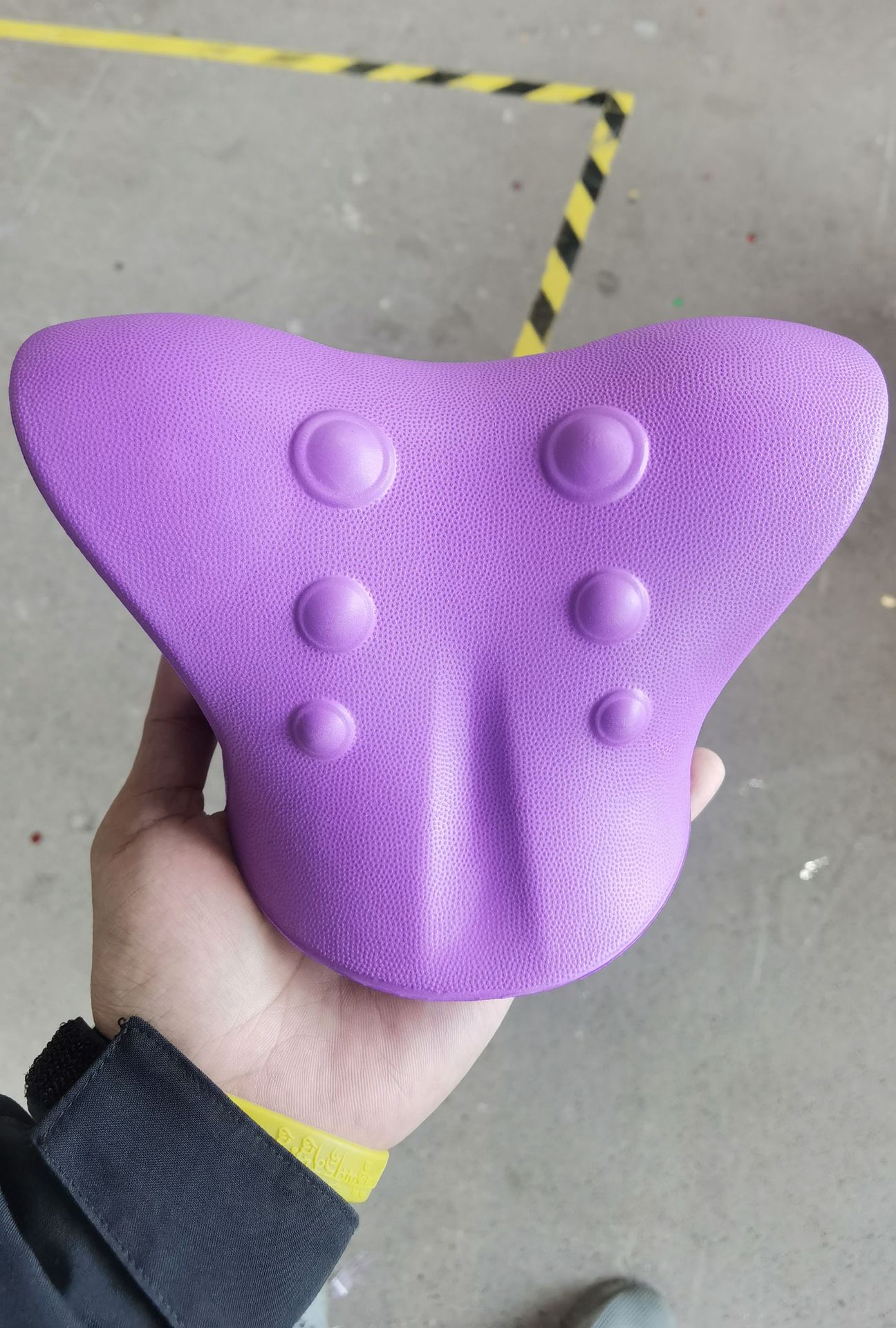 Almohada en forma de C, ortesis de acupresión de masaje de columna cervical, dolor de hombro y cuello, curvatura, bolsa de riqueza, almohada, protección para el cuello, artefacto de tracción