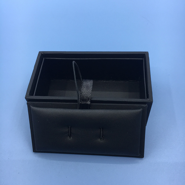 东莞厂家供应礼品包装盒 塑料胶胚袖扣盒子 领带夹胸针盒 加印log