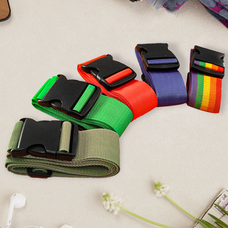 Luggage strap one-word luggage strap no password packing strap luggage binding rope luggage strap fixed strap
