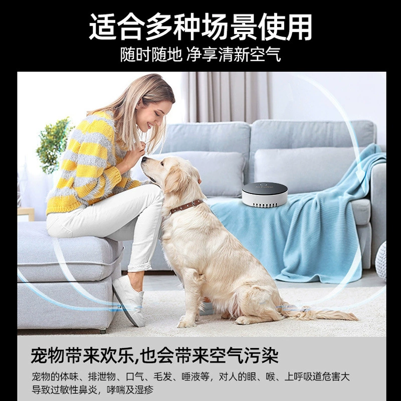 The new small household air purifier negative ion remove the second -hand smoke to remove PM2.5 removed the allergic source purifier