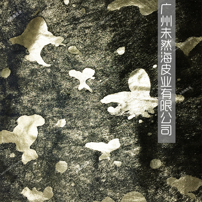 黑色马毛皮脱花烫金饰品箱包时尚潮流鞋靴首选