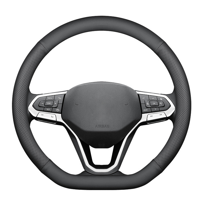 車のユニバーサルステアリングホイールカバー、第一層牛革ステアリングホイールカバー、メーカー卸売、オールシーズンユニバーサル滑り止めスーパー|undefined