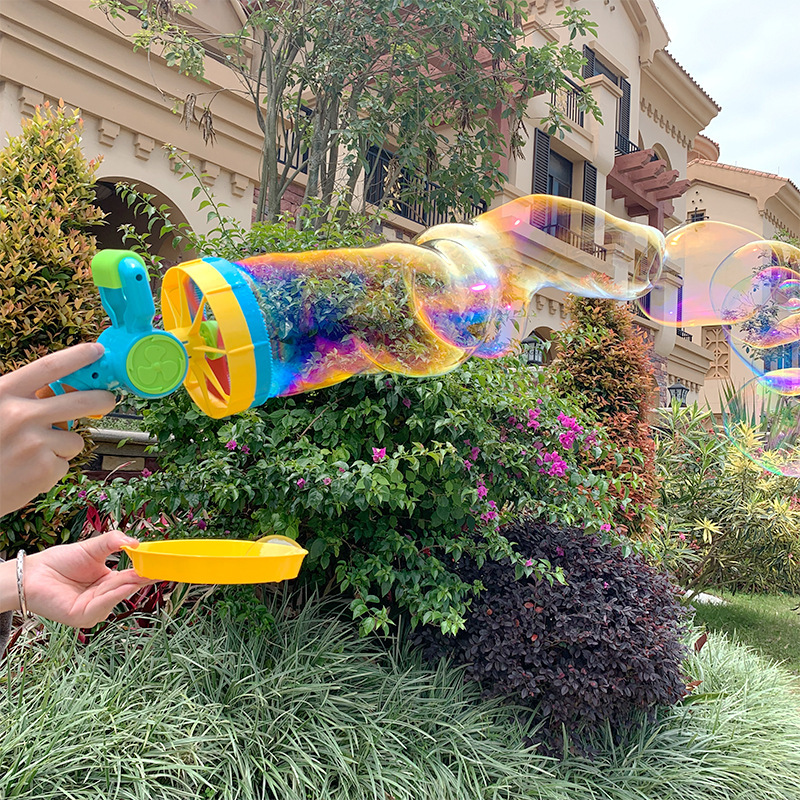 新款电动泡泡机泡中泡全自动儿童益智玩具地摊夜市热卖玩具批发