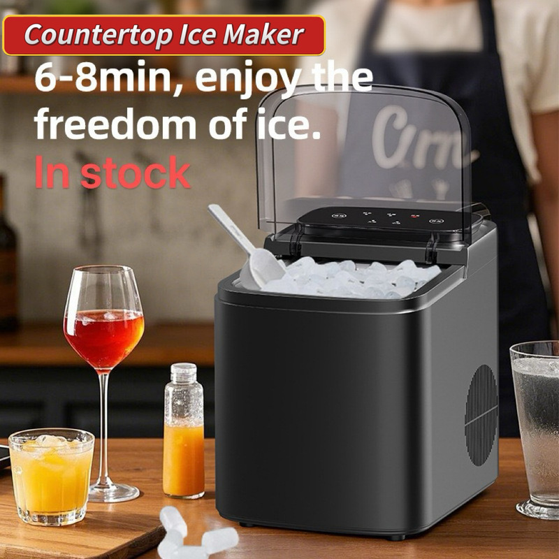 Ice Coffee Ice Cube Machine Cross-Border Household Ice Maker 110V Ice Maker Small Ice Maker Wholesale Ice Coffee Ice Cube Machine Cross-Border Household Ice Maker 110V Ice Maker Small Ice Maker Wholesale