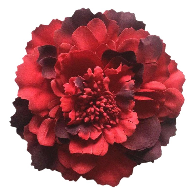 Factory wholesale simulation peony bride headdress headdress flower corsage new dance vacation seaside flower hair accessories hairpin flower