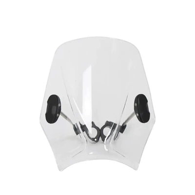 Suitable for Cfmoto 250Cl/450Cl-C/650Mt/125 Baboon Modified Retro Windscreen, Heightened Windshield (Motorcycle front windshield) - transparent