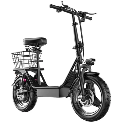 Warehouse Scooter 14inch Electric Scooter Folding Mobility Electric Vehicle Two-Wheel Portable Battery Scooter Lithium Battery (Qatlanan elektrik velosipedlər) - k8-36v13ah36-48km