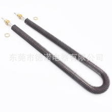 供应U型翅片式加热管不锈钢空气加热管W型干烧电热管翅片电发热管