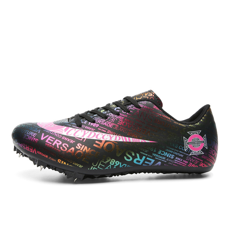 Zapatillas de pista entrenamiento integral resistente al desgaste zapatos de punta juvenil zapatos cortos para correr zapatos de pista para hombres y mujeres zapatos de entrenamiento de competencia