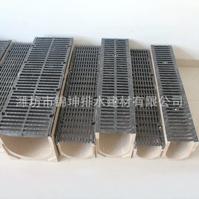 Городская дорога Смола бетон дренажная Канава чугун канализационная Канава крышка линейная готовая U-образная дренажная Канава производители