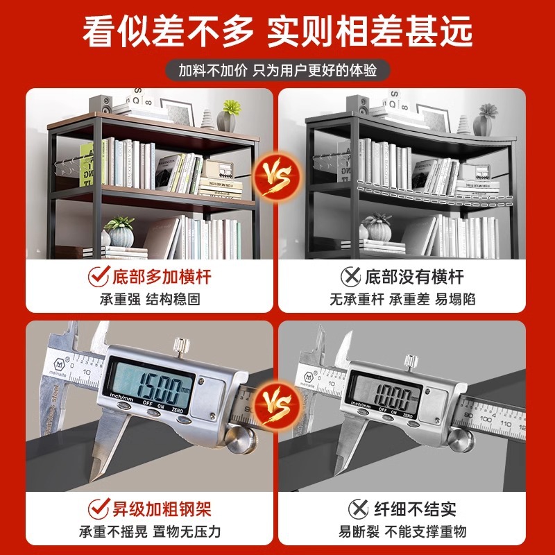 Estante de libro Estante de piso Estante de almacenamiento Estante de escritorio Estante de almacenamiento Estante