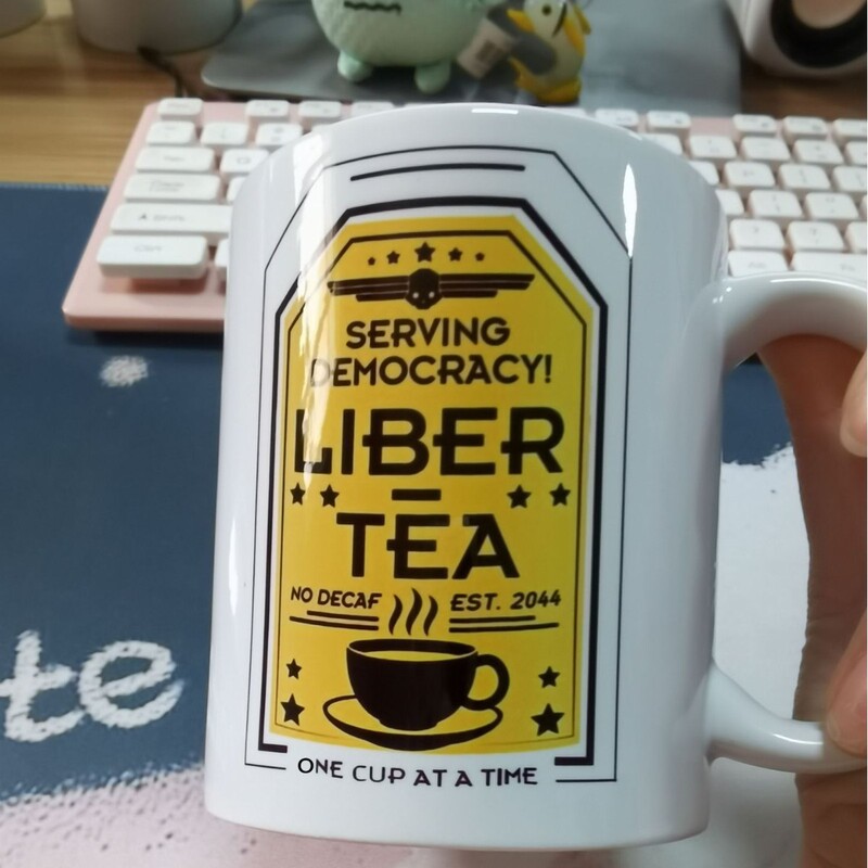 クロスボーダー新品ヘルディスバーズ2 Liber-Teaマグカップスーパーアース、誕生日プレゼント|undefined