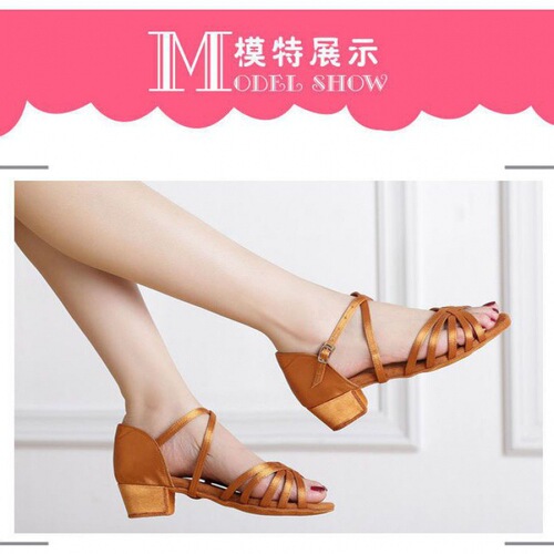 Dance Shoes, Dance Shoes for Beginners, Satin Surface, Three Sashes, Latin Style, White, Soft Sole, True Adult Shoes, Latin for Girls