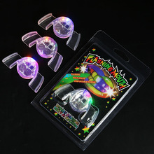 厂家供应万圣节牙套爆款发光假牙TPR软胶B站同款闪光LED整蛊玩具