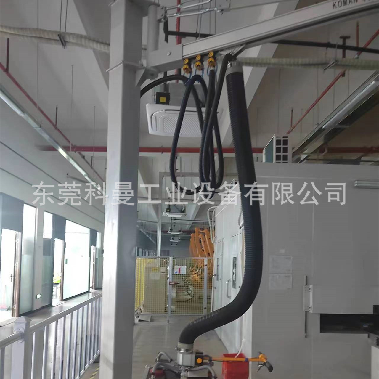 直臂式气管吸吊机汽车玻璃家具搬运码垛上料机KBK轨道提升吸吊具