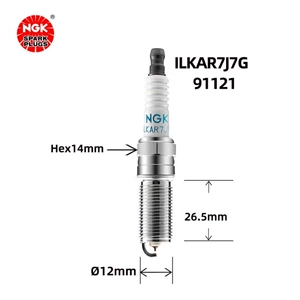 Ngk Iridium Platinum Spark Plug Ilkar7J7G 91121 Is Suitable for Renault Captur Captur Correa 1.2t