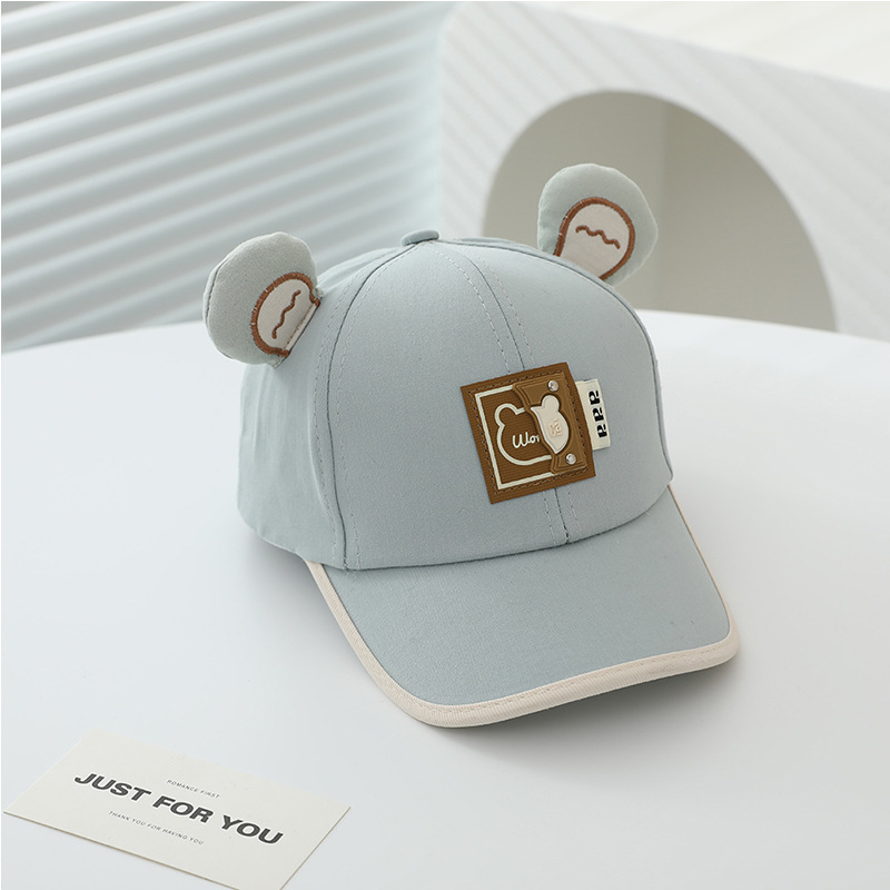 Sombreros para niños niñas sombreros de béisbol para niños primavera y otoño delgados sombreros solares de dibujos animados súper lindos sombreros de lengua de pato bebé