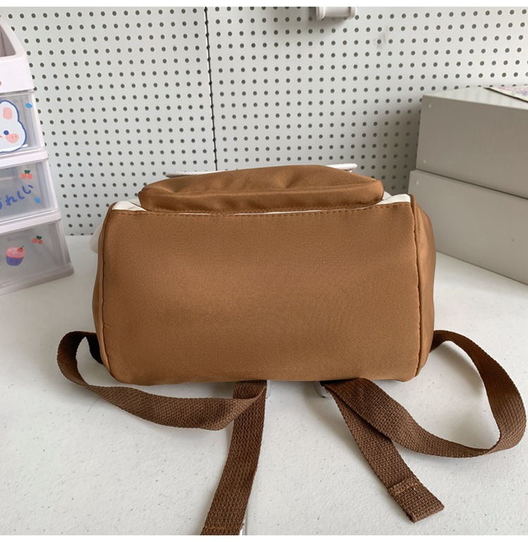 Kids Backpacks Women's Ins Trend Japanese Harajuku Style Personality Contrast Color Student Backpack Casual Simple Small Backpack_voghion.com