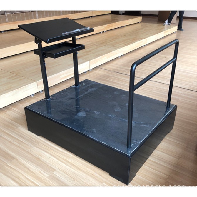 合知乐牌现货折叠音乐乐队指挥台可升降调节谱架移动式合唱指挥台