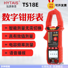 デジタルクランプ全自動クランプ表TS18Eスマート音声マルチメーターデジタル電流計電気容量計