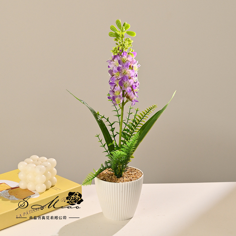 Flores falsas hintiazos pequeños bonsai creativos flores de simulación decoración del estudio en el hogar decoración verde artificial simulación de maceta image 10