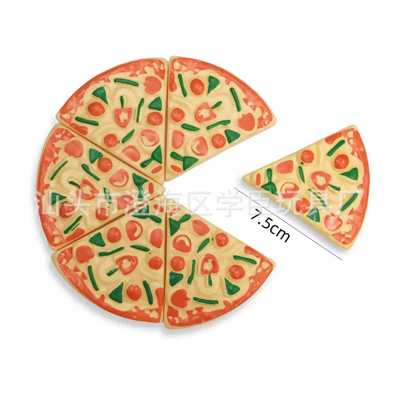 厂家批发儿童过家家仿真食物西式蛋糕甜品饼干厨房玩具散装 披萨