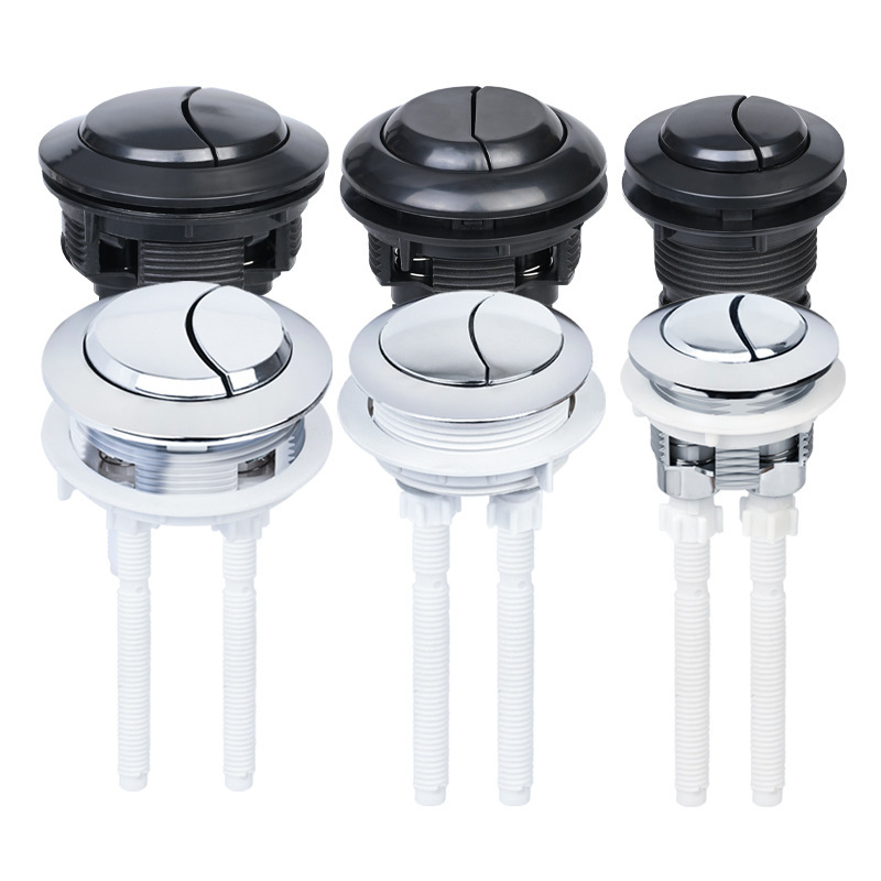 Toilet tank accessories tank key button conjoined toilet button double-button toilet press valve Toilet tank accessories tank key button conjoined toilet button double-button toilet press valve