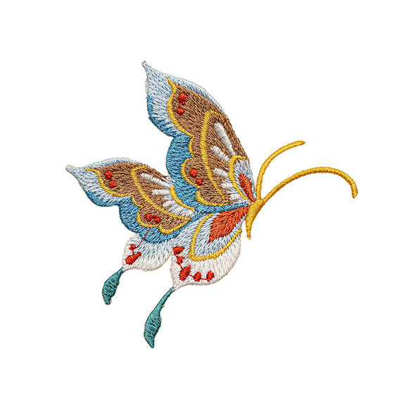 Three-Dimensional Butterfly Embroidered Cloth Patch, Chinese Style Antique Style DIY Cloth Patch, Han Dynasty Bag, Clothing Stain Repair and Ironing 49