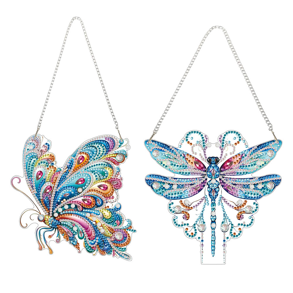 2024 nuevo estilo Amazon temu varias plataformas estilo explosivo DIY diamante pintura colgante acrílico de una cara