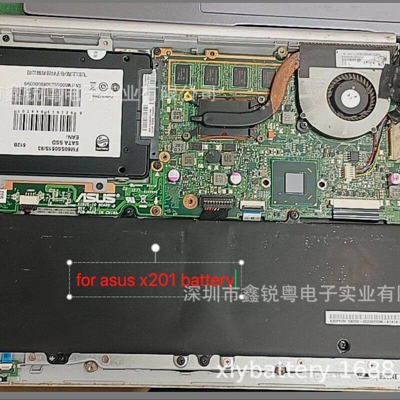 Suitable for Vivobook X201E-Kx009H X202E F201E R201E S200E X202 Battery