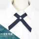 Spot school uniform cross small bow tie Japanese college style fine cross jk solid color bow tie tie wholesale