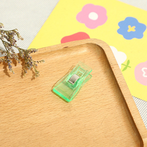 Colorful Axe-shaped Edge Clamping Storage Fixation Positioning Clips Quilt Sewing Ruler Clips Manufacturer Wholesale