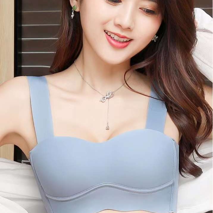 Venta directa de fábrica comercio electrónico transfronterizo sudeste asiático Vietnam Tailandia damas chaleco simple sin costuras colección lateral sujetador