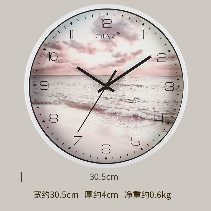 Reloj de pared para sala/comedor/hogar, reloj de pared silencioso sin perforación, decoración moderna para dormitorio, reloj de cuarzo