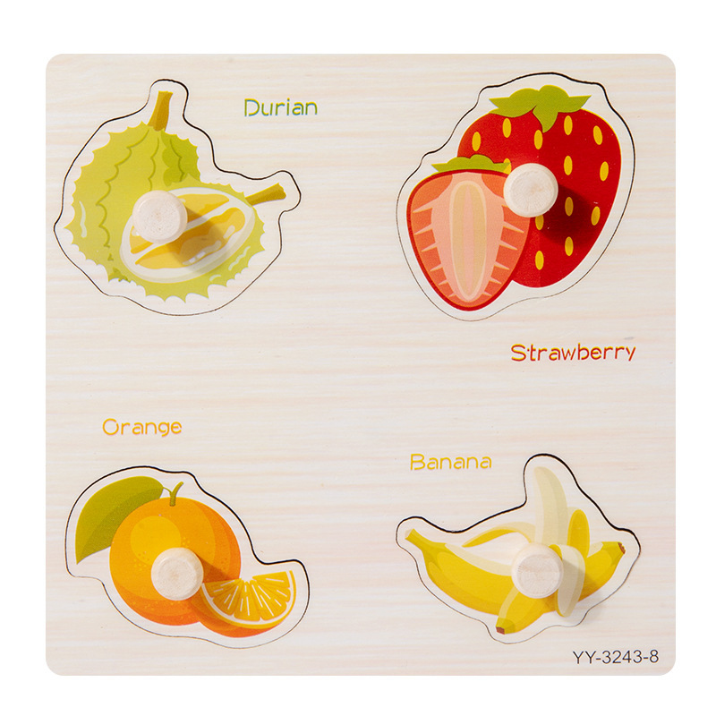 Bebé rompecabezas juego panel Montessori educación temprana mano tablero rompecabezas animal tráfico construcción bloques Niño 1-2 años viejo juguete