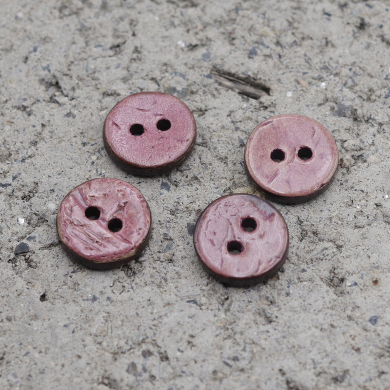 Pink Two-Eye Natural Coconut Shell Buttons Pastoral Literary Retro Cotton and Linen Shirt Cardigan Sweater Buttons Long Skirt Coconut Buttons Pink Two-Eye Natural Coconut Shell Buttons Pastoral Literary Retro Cotton and Linen Shirt Cardigan Sweater Buttons Long Skirt Coconut Buttons