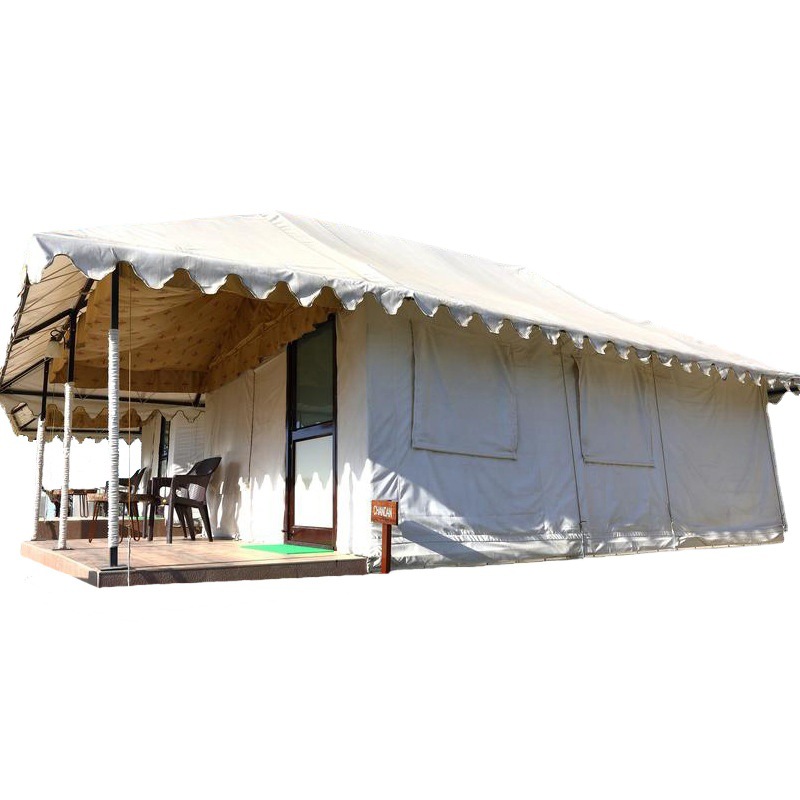 Tiendas de campaña para acampar al aire libre estilo casa de campo con fogatas, venta directa de tiendas de campaña para acampar en el desierto.
