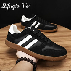 男鞋夏季2024新款透氣鞋子男潮流百搭休閒運動鞋男板鞋男生阿甘鞋