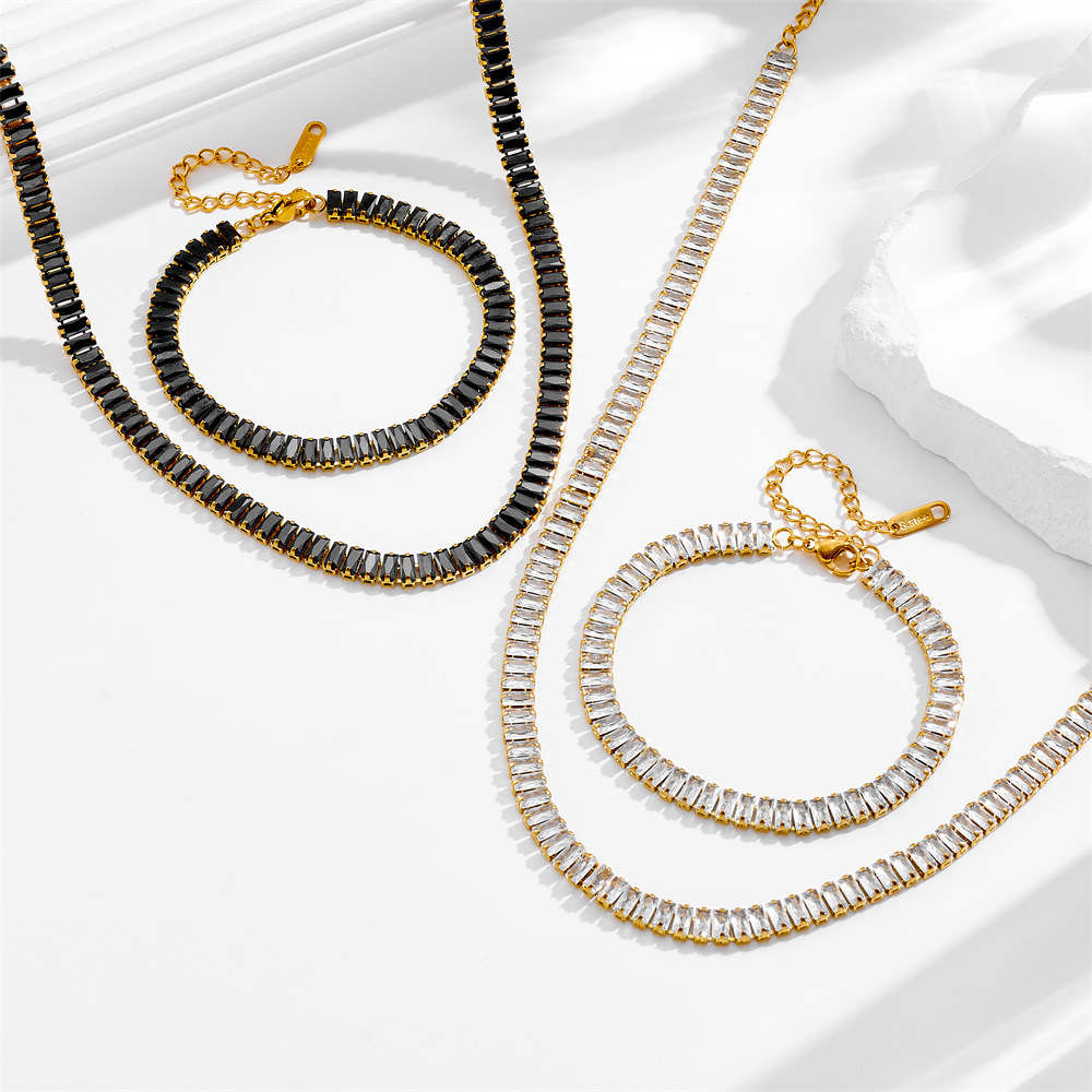 La explosión de moda europea y americana de lujo transfronterizo ligero collar de serie de diamantes personalidad temperamento suéter cadena de dinero corto joyas artículos individuales image 1