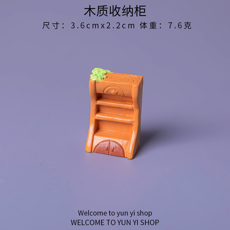 苔藓微景观创意卡通喵喵森系餐厅 装饰品配件车载桌面小摆件批发|undefined