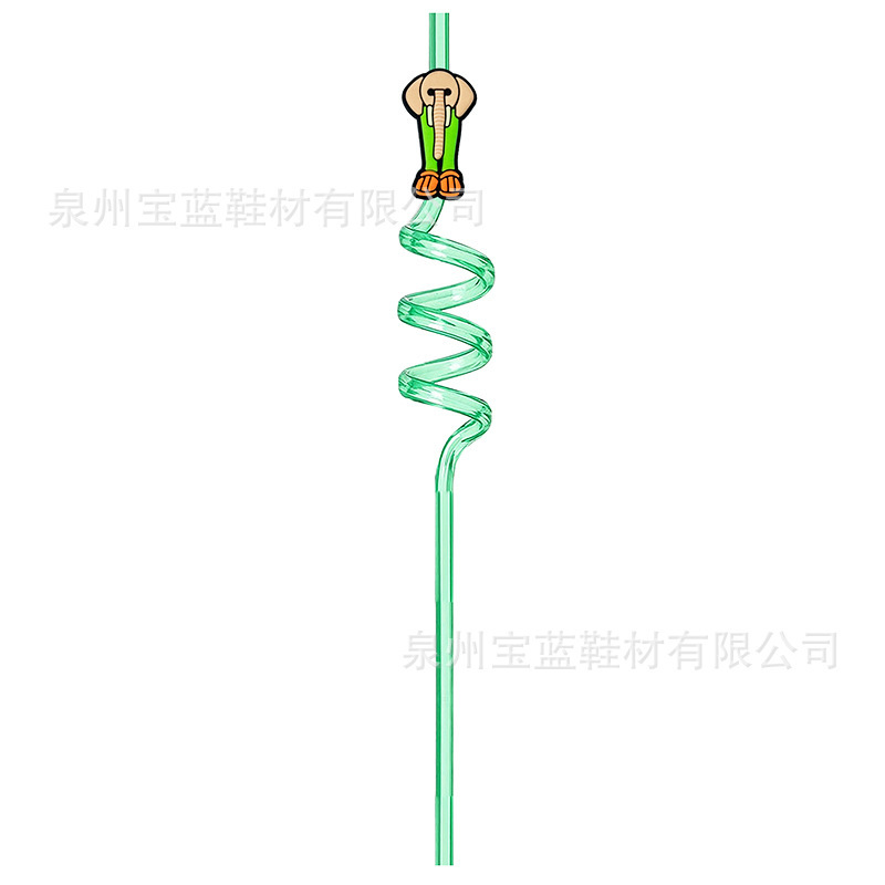 【山海経シリーズ】クロスボーダーアニメ海外山海経モンスターPETGスパイラルストローアクセサリー卸売り|undefined