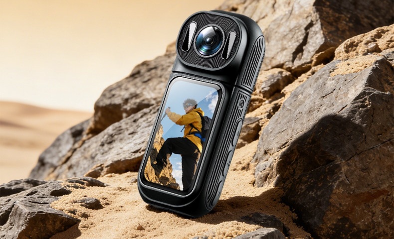 Action Camera Thumb Recorder Hd Video Camera Chest-Mounted Motorcycle Riding Neck-Hanging Shooting Gadget