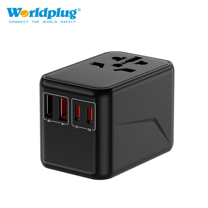 New Product PD65W Charger Apple Global Fast Charging Head Multi-function Plug Conversion Socket Travel Charger