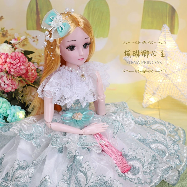 [Upgrade Blink] Princess Elena+60 cm 8 pieces of clothes+gifts 1+ gift box hardcover