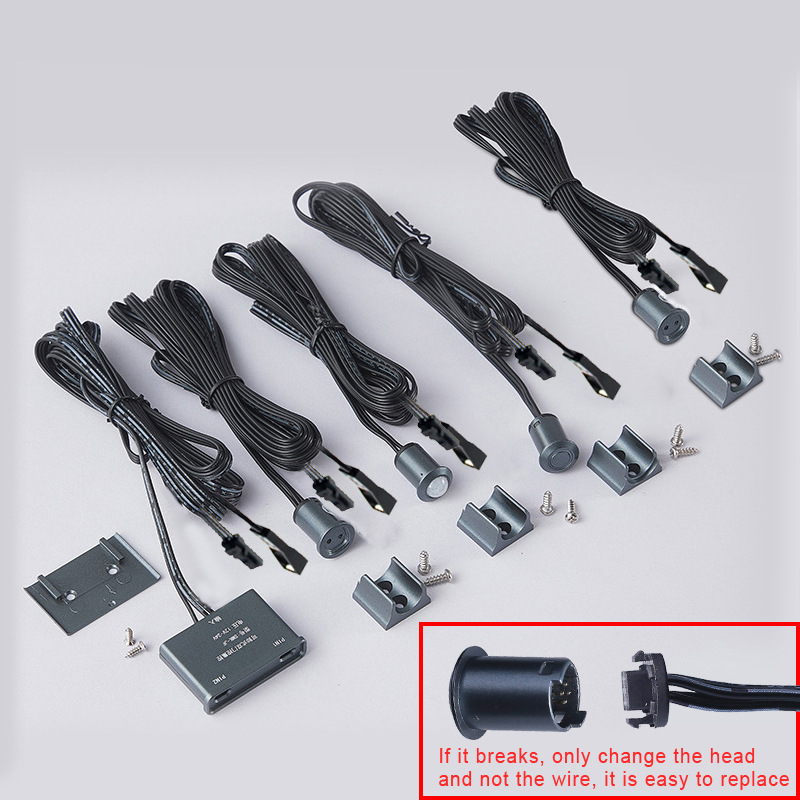 Pluggable Touch Switch Human Body Hand Scan Door Control Cabinet Wardrobe with Separate Control Sensor Switch Head