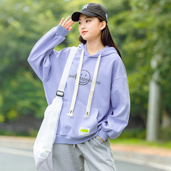 1009 Girl's Hooded Sweatshirt Autumn Outfit Middle School Student Large Children 15 Years Old High School Girl Cute College Style Top Fashion
