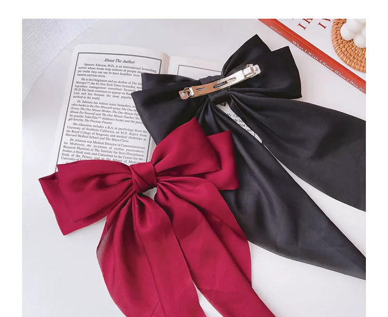 Fashion Bow Knot Cloth Hair Clip 1 Piece display picture 1